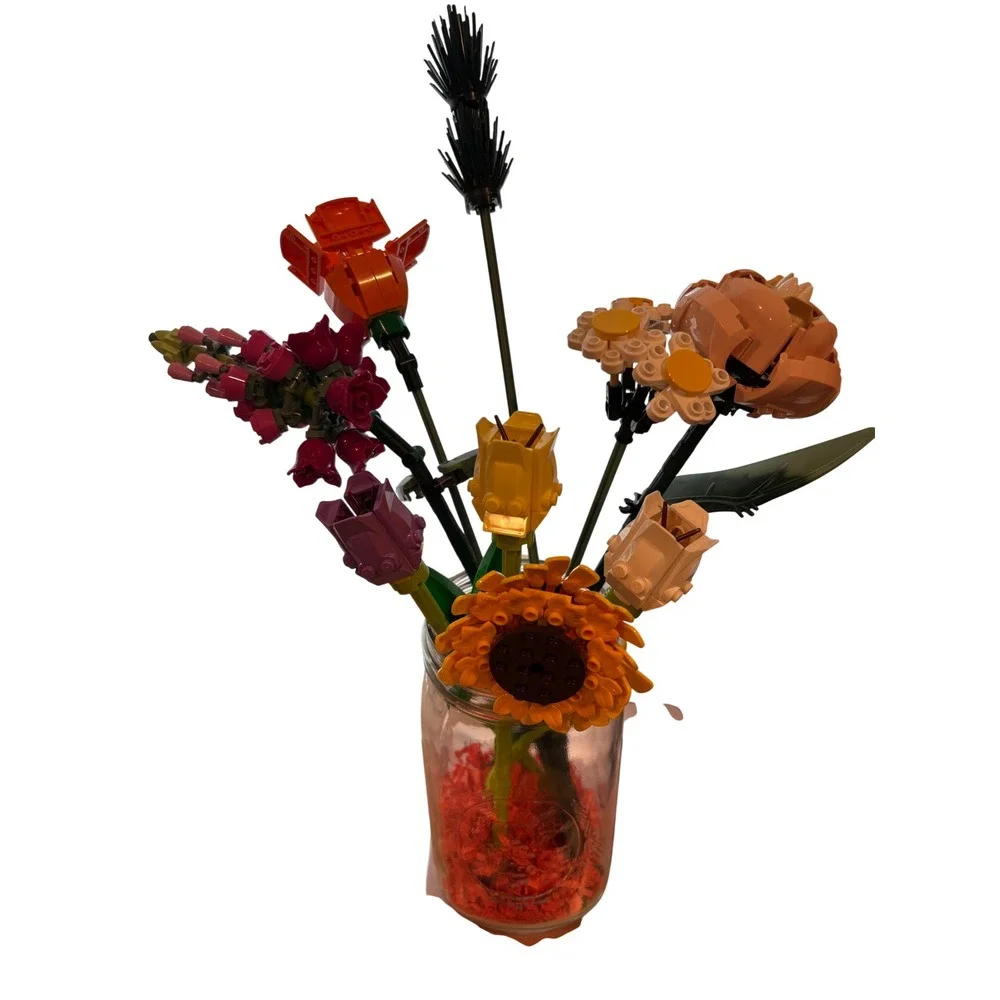 LEGO‎ Flower Bouquet Building Set Home Decor Floral assorted fully assembled